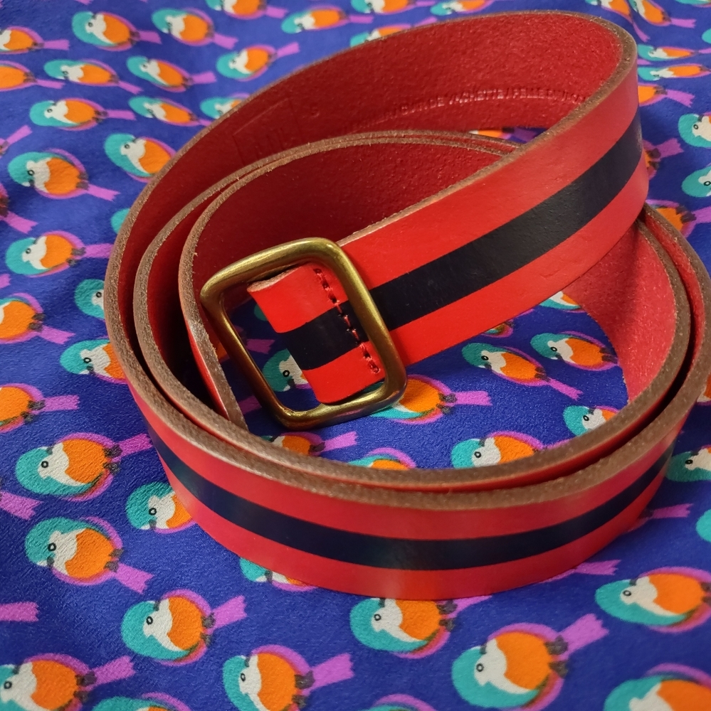 RED LTHER BELT